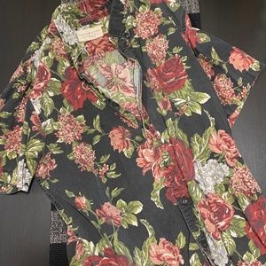 Floral Button up